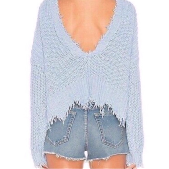 WildFox Deep V Palmetto Sweater - Picture 3 of 7